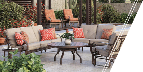 Aluminum Patio Seating Furniture