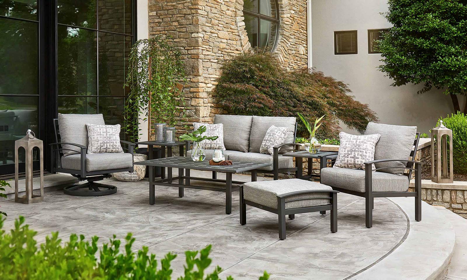 Aluminum Patio Seating Furniture